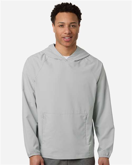 Core365 Men's UltraUVP Shoreline Long Sleeve Hooded Pullover - CE520L Platinum