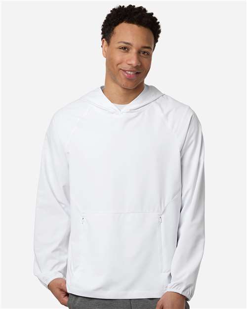 Core365 Men's UltraUVP Shoreline Long Sleeve Hooded Pullover - CE520L White