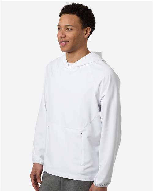 Core365 Men's UltraUVP Shoreline Long Sleeve Hooded Pullover - CE520L White