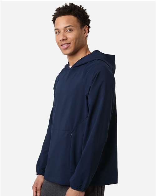 Core365 Men's UltraUVP Shoreline Long Sleeve Hooded Pullover - CE520L Classic Navy
