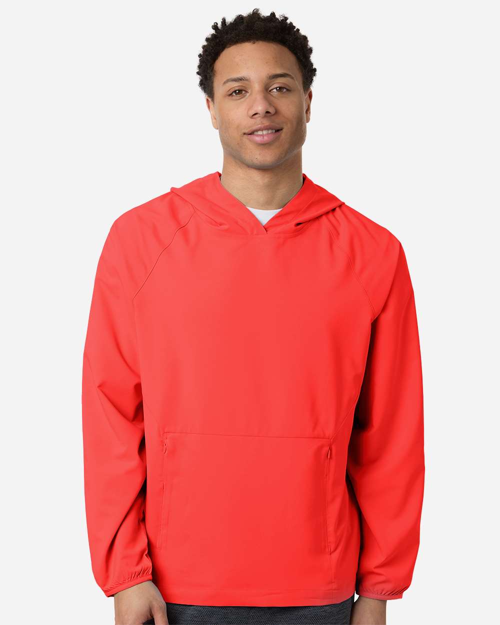 Core365 Men's UltraUVP Shoreline Long Sleeve Hooded Pullover - CE520L Marina Red