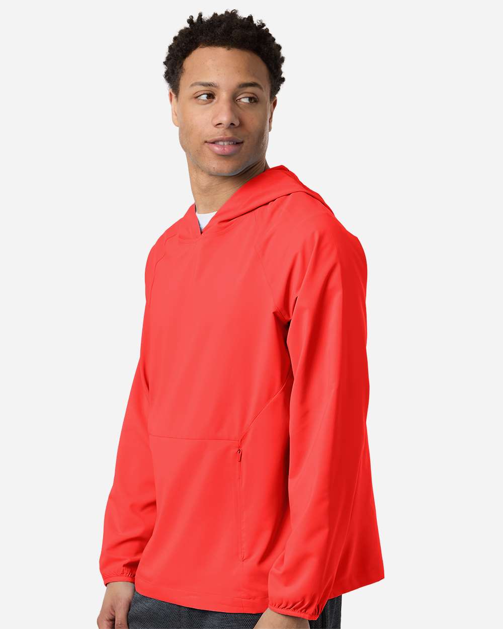 Core365 Men's UltraUVP Shoreline Long Sleeve Hooded Pullover - CE520L Marina Red