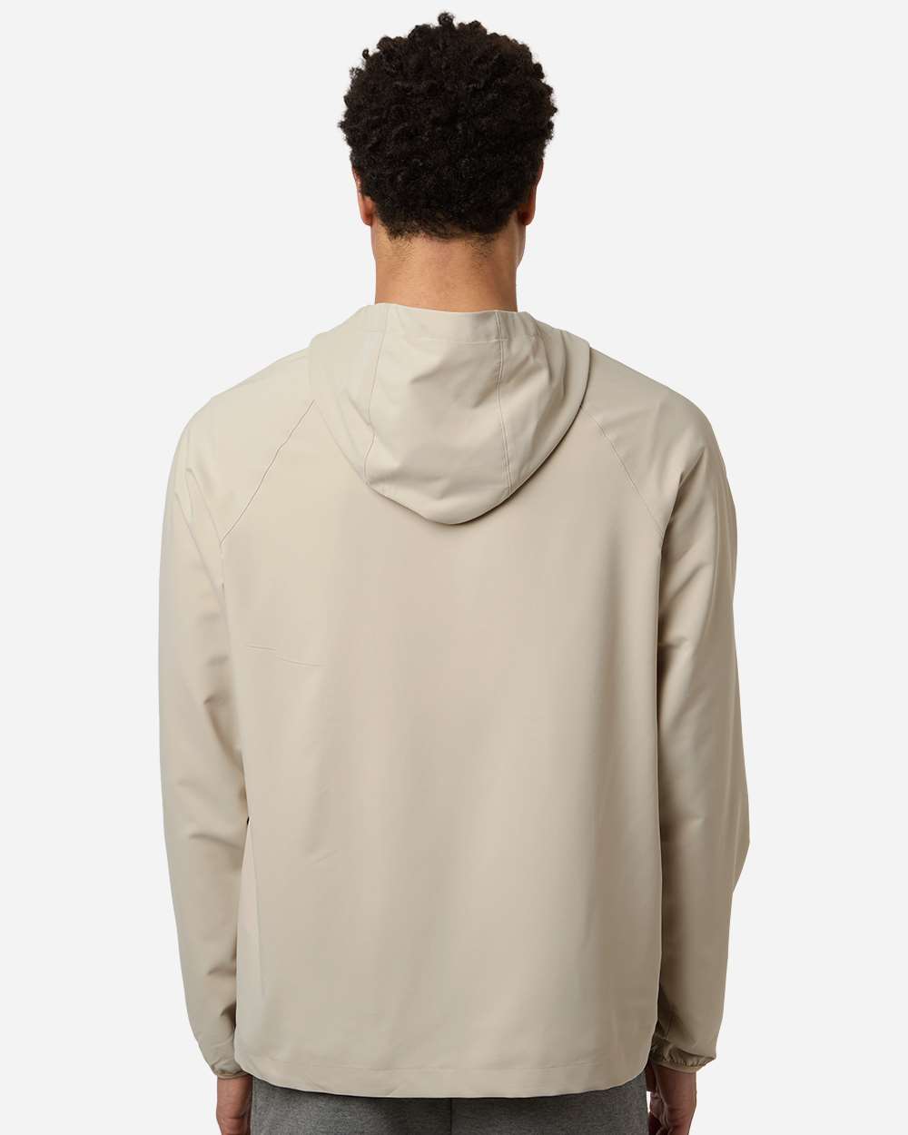 Core365 Men's UltraUVP Shoreline Long Sleeve Hooded Pullover - CE520L Stone