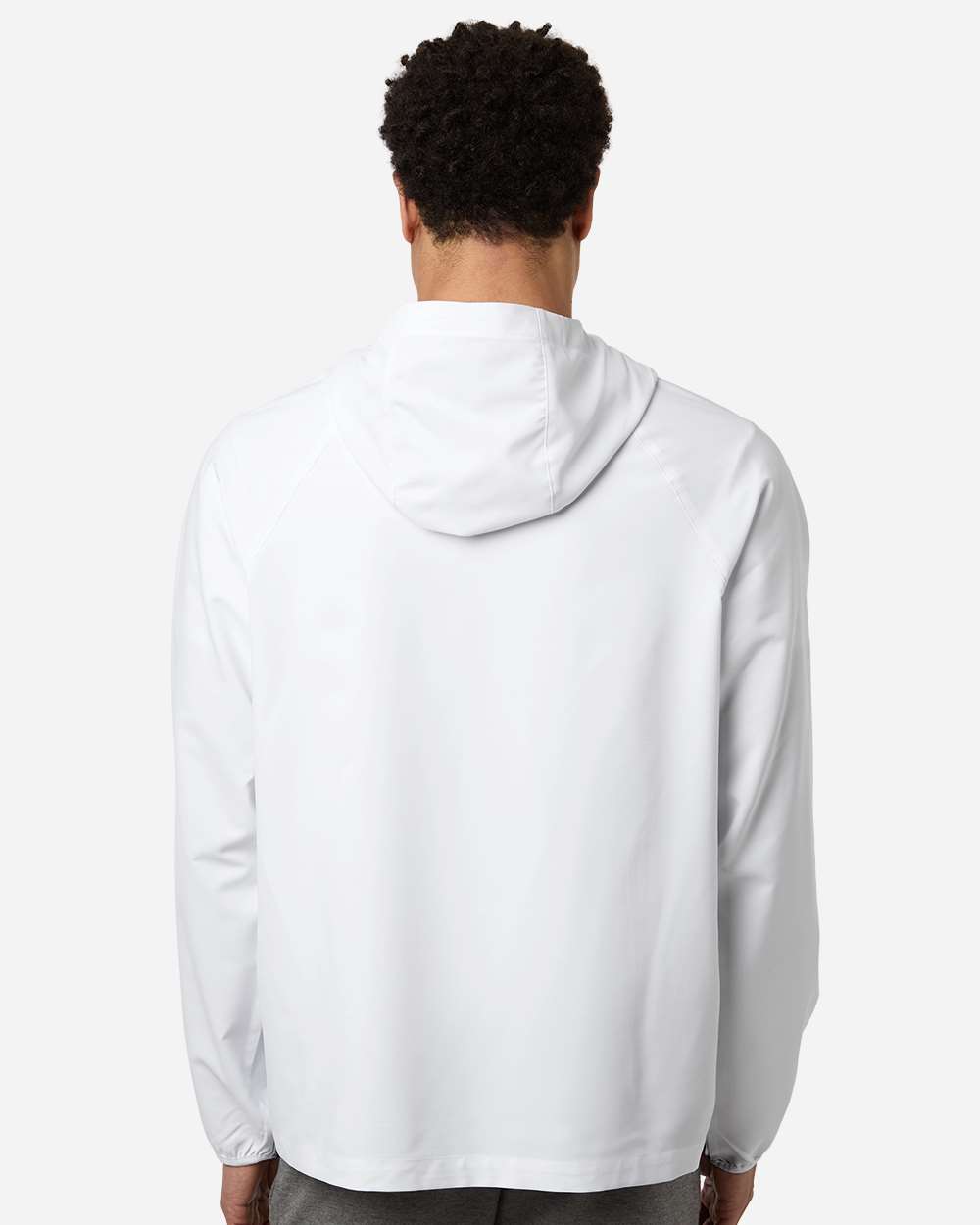 Core365 Men's UltraUVP Shoreline Long Sleeve Hooded Pullover - CE520L White