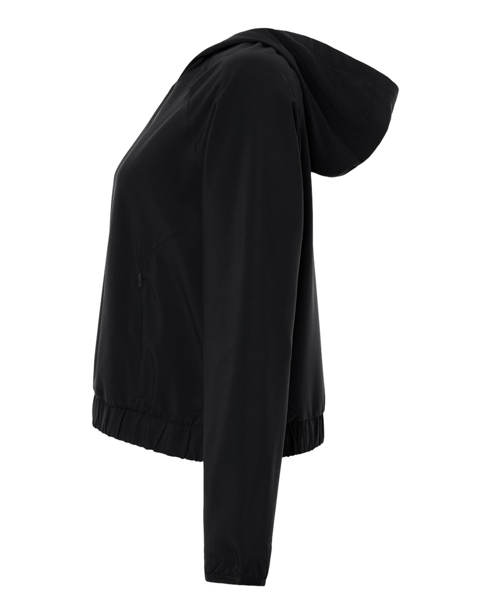 Core365 Women's UltraUVP Shoreline Long Sleeve Hooded Pullover - CE520LW Black