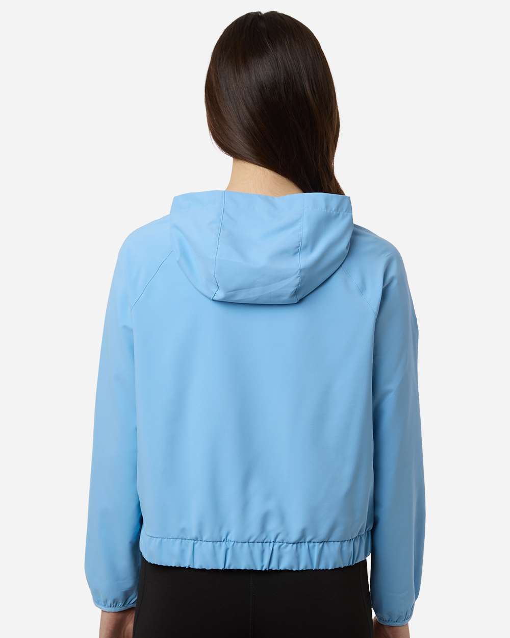 Core365 Women's UltraUVP Shoreline Long Sleeve Hooded Pullover - CE520LW Columbia Blue