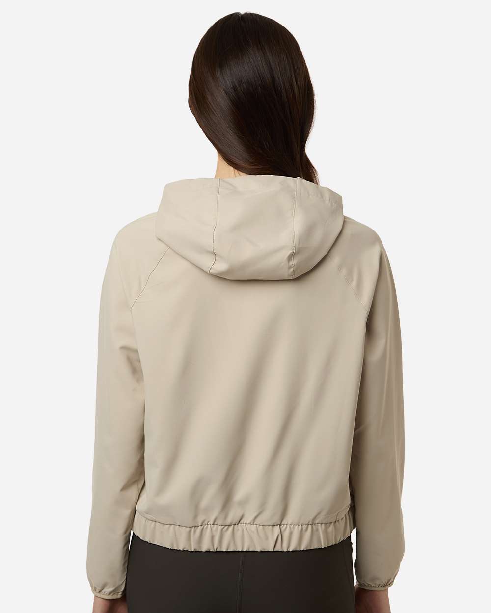 Core365 Women's UltraUVP Shoreline Long Sleeve Hooded Pullover - CE520LW Stone