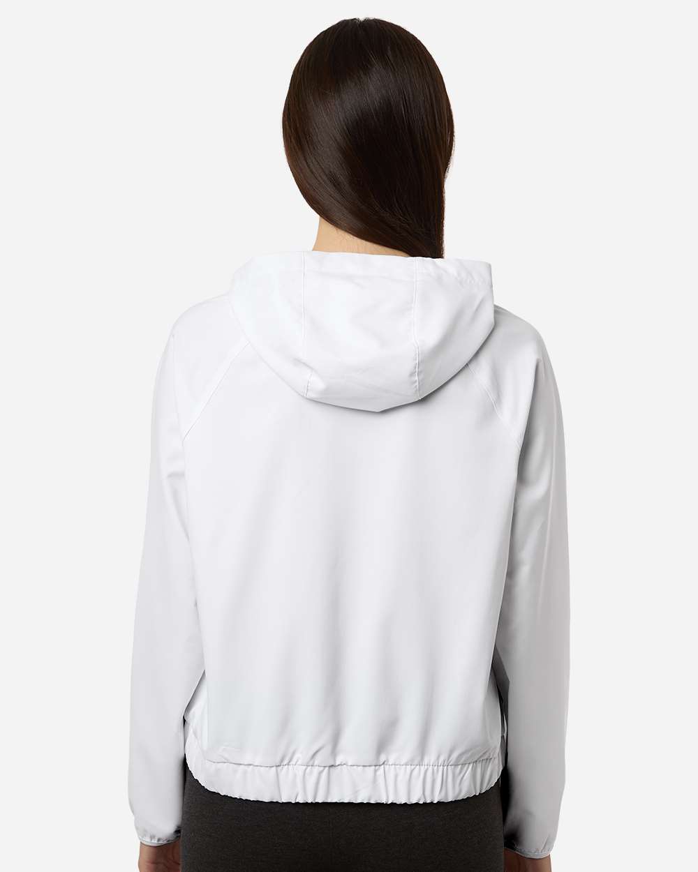 Core365 Women's UltraUVP Shoreline Long Sleeve Hooded Pullover - CE520LW White