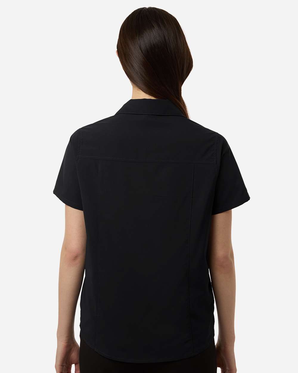 Core365 Women's UltraUVP Shoreline Short Sleeve Staff Shirt - CE520W Black