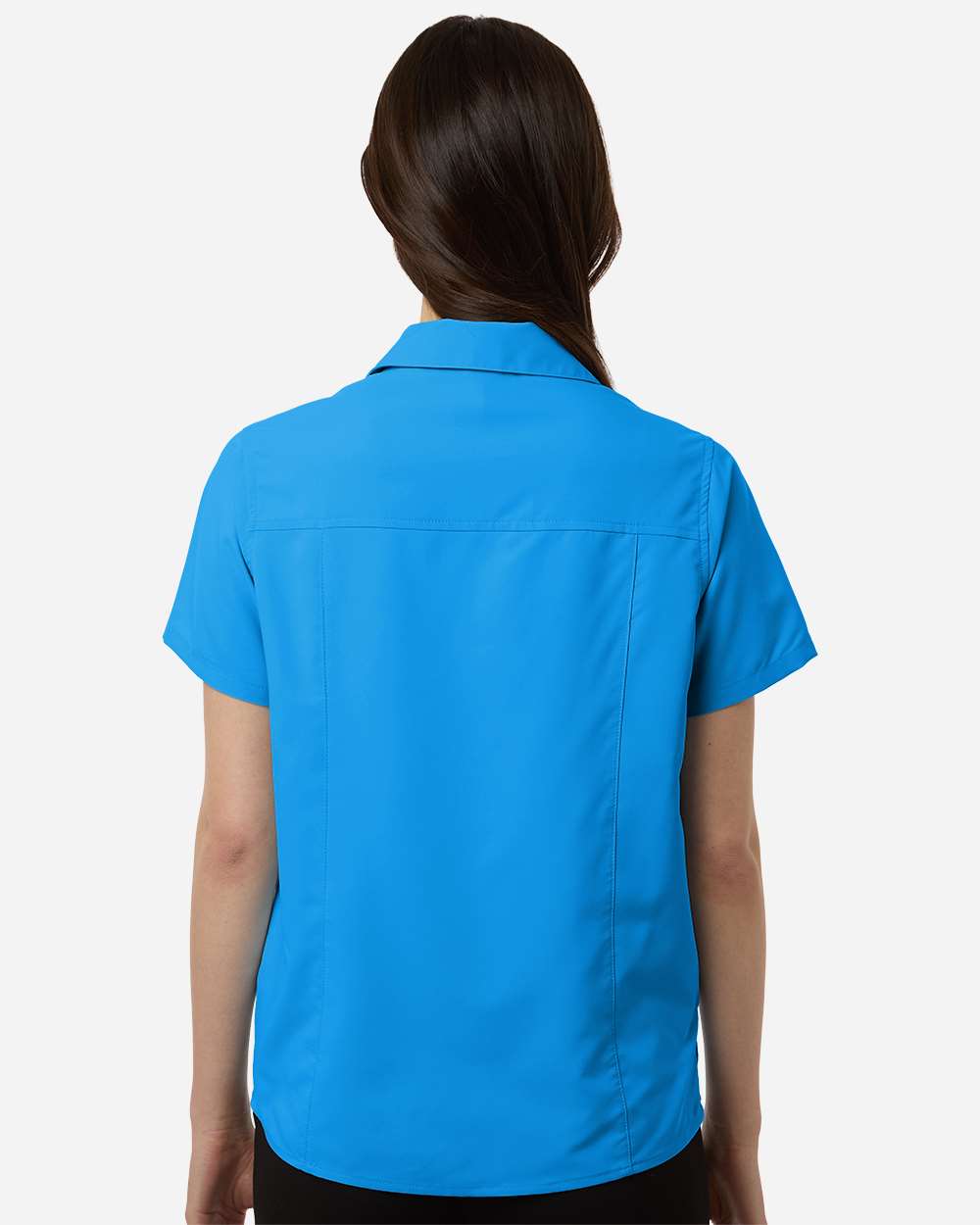 Core365 Women's UltraUVP Shoreline Short Sleeve Staff Shirt - CE520W Electric Blue
