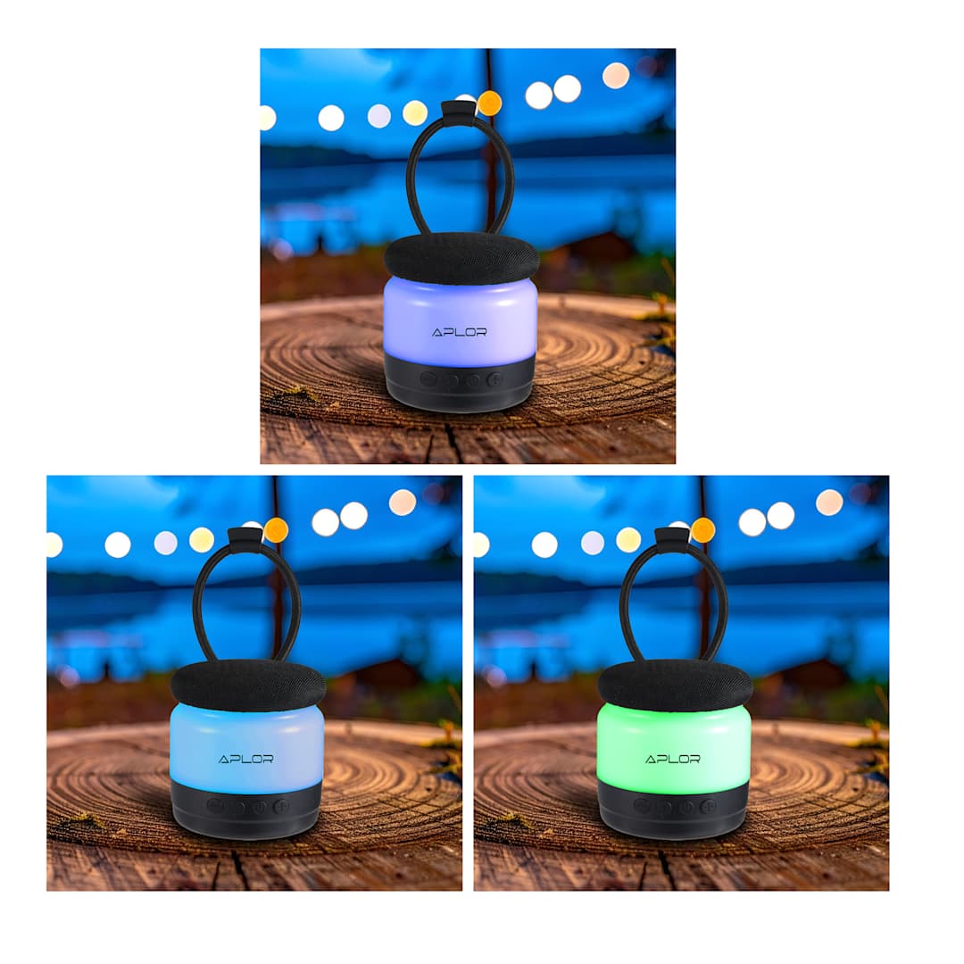 Glow Jam Outdoor Bluetooth Speaker - 7195-74 Black