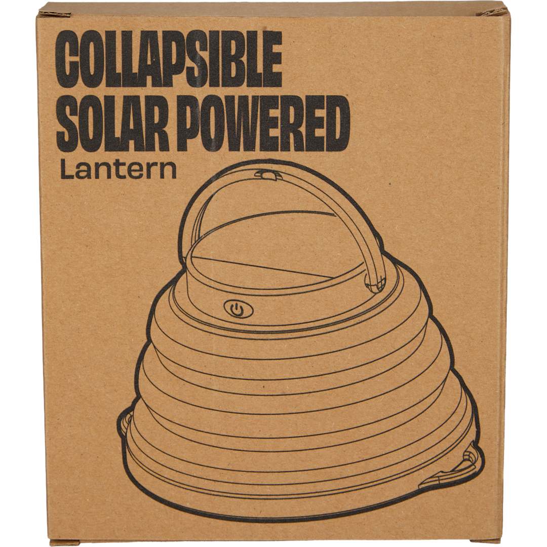 Collapsible Solar Powered Lantern - 8053-26 Black