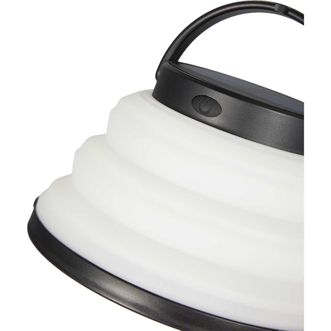 Collapsible Solar Powered Lantern - 8053-26 Black