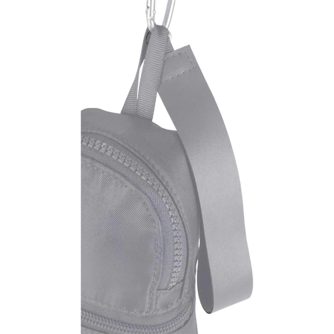 Mini Daybreak Backpack Charm - 9898-33 Gray