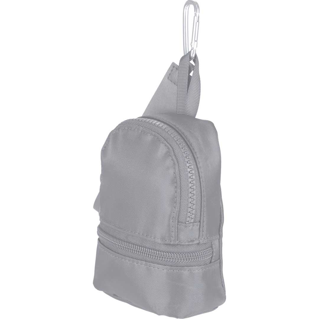 Mini Daybreak Backpack Charm - 9898-33 Gray