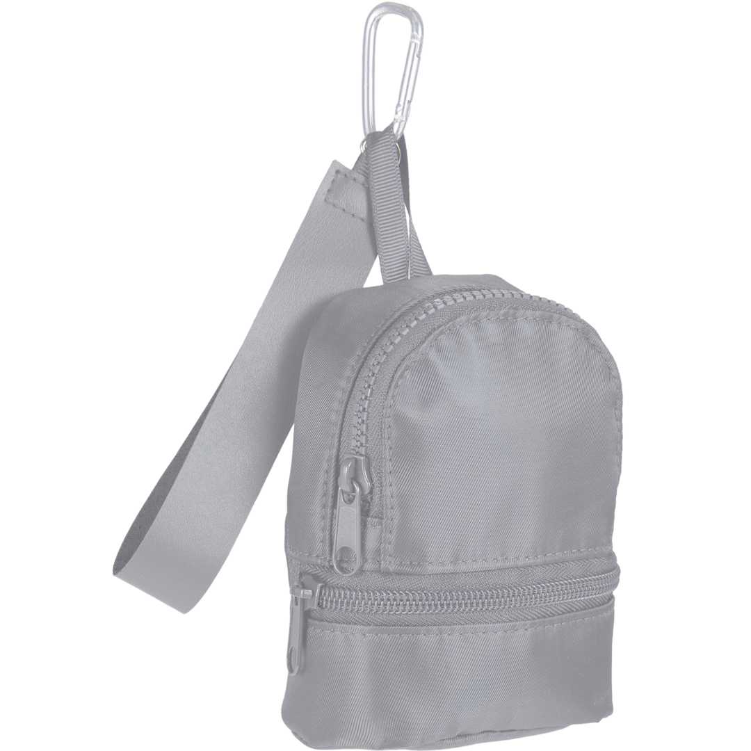 Mini Daybreak Backpack Charm - 9898-33 Gray