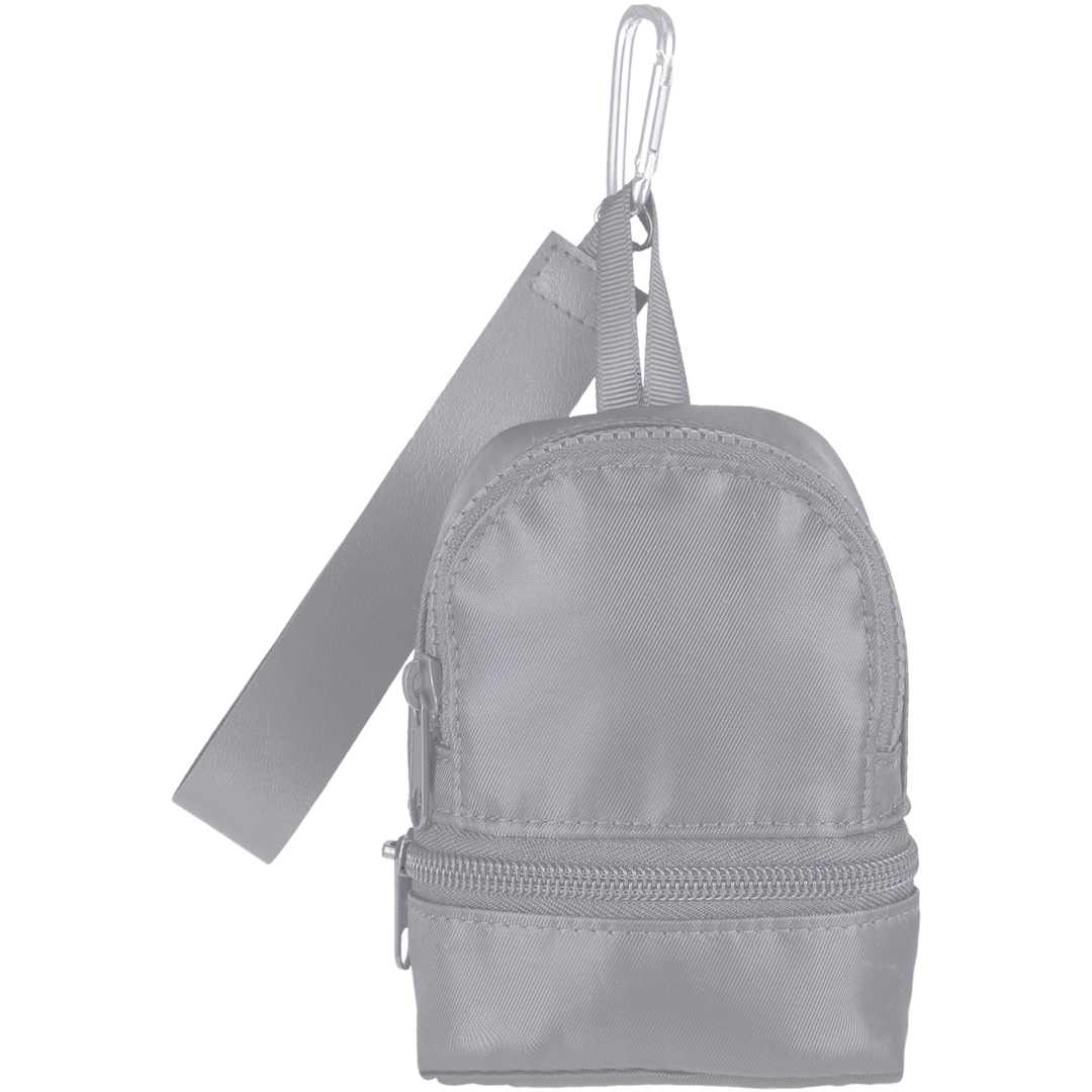 Mini Daybreak Backpack Charm - 9898-33 Gray