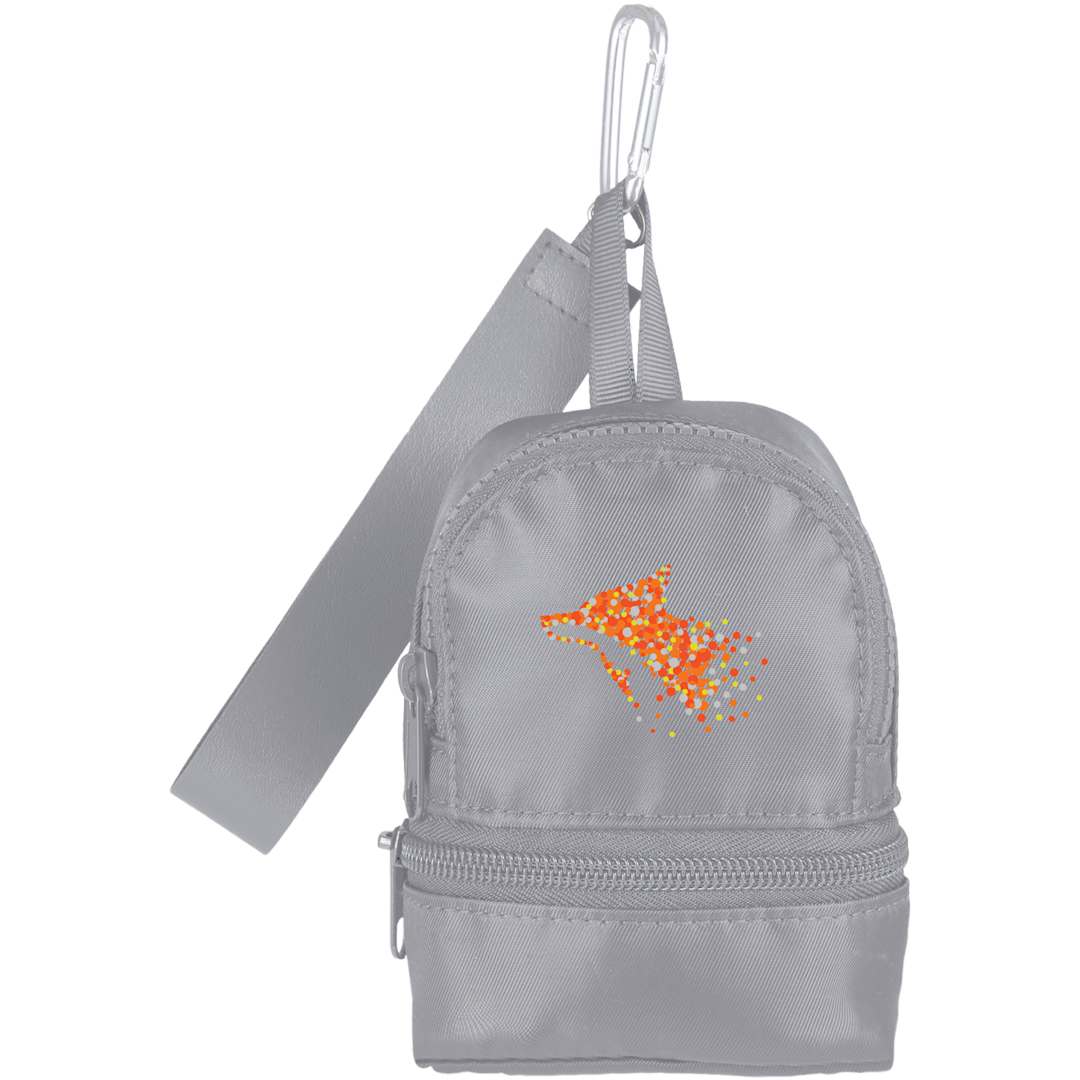 Mini Daybreak Backpack Charm - 9898-33 Gray