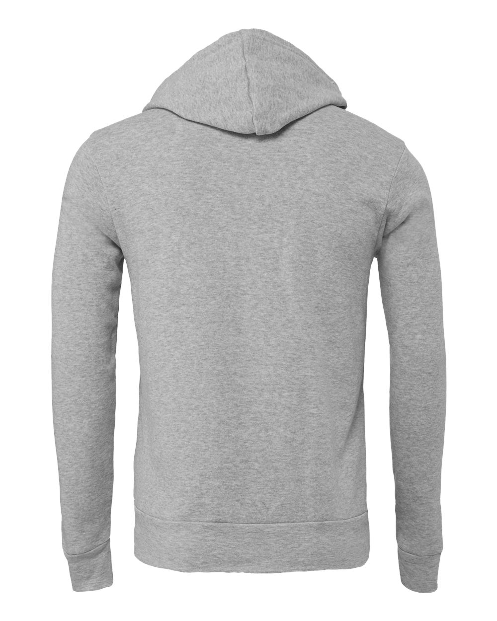 BELLA + CANVAS Unisex Sponge Fleece Hoodie Sweatshirt - 3719 - 3719C Athletic Heather