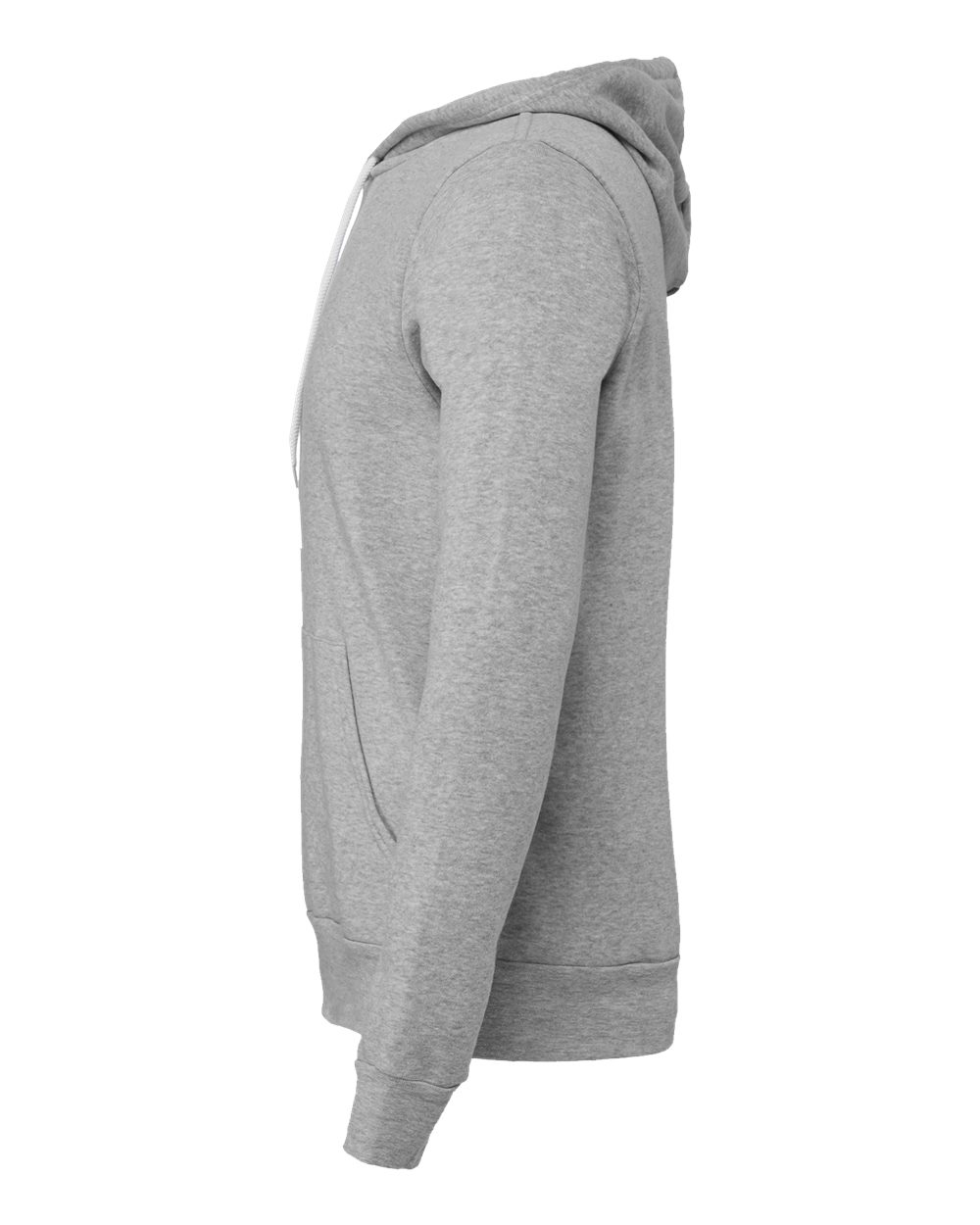 BELLA + CANVAS Unisex Sponge Fleece Hoodie Sweatshirt - 3719 - 3719C Athletic Heather