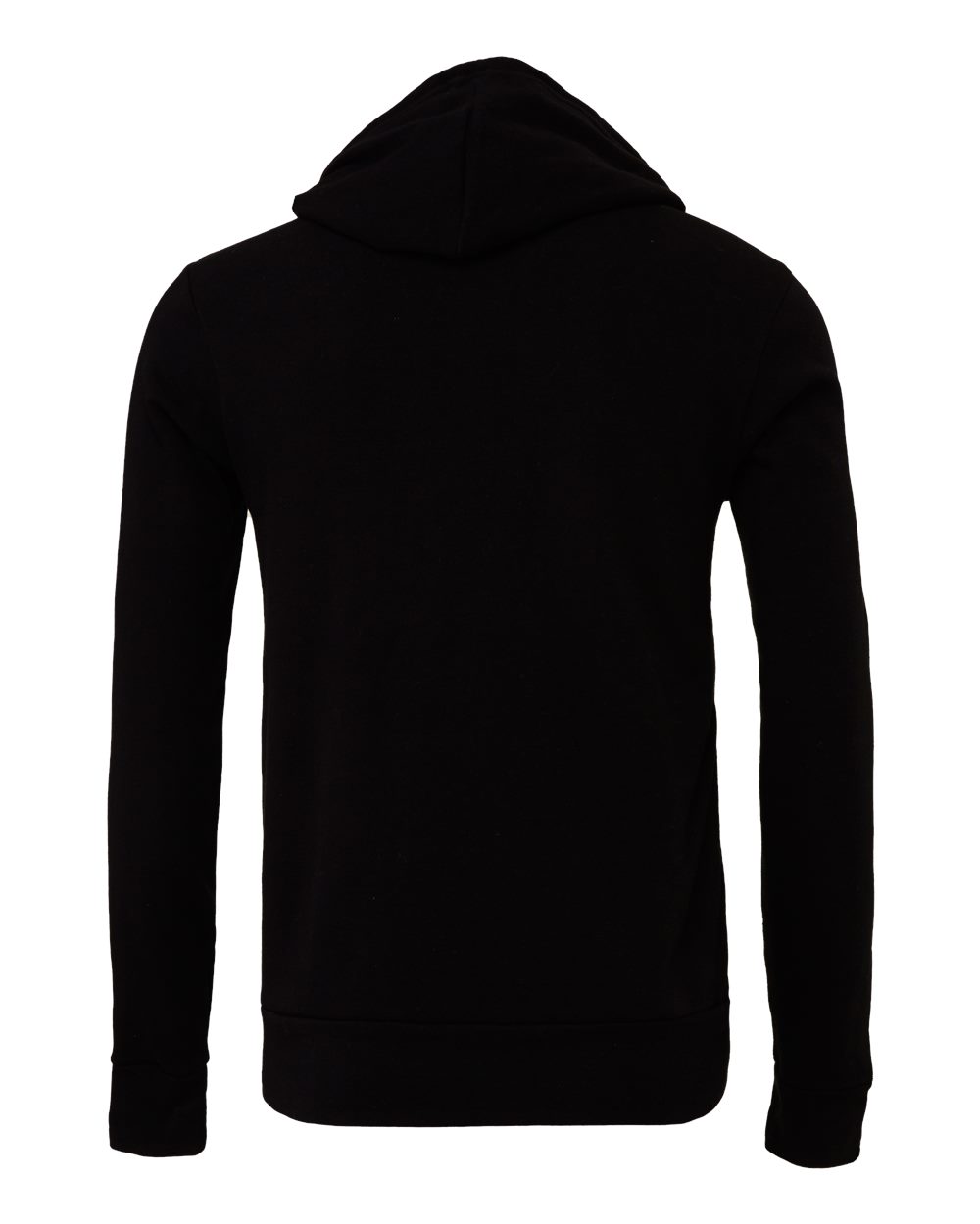 BELLA + CANVAS Unisex Sponge Fleece Hoodie Sweatshirt - 3719 - 3719C Black