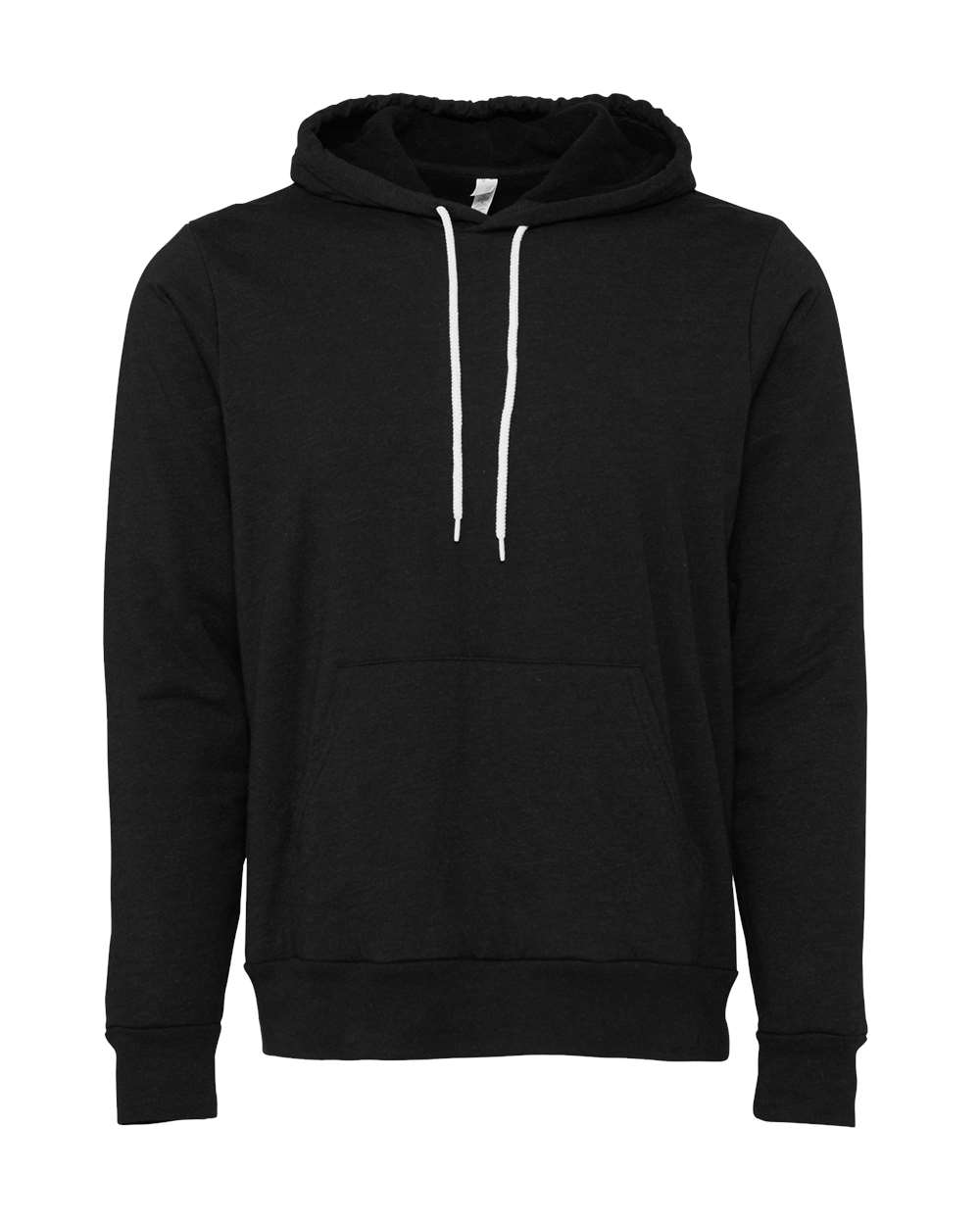 BELLA + CANVAS Unisex Sponge Fleece Hoodie Sweatshirt - 3719 - 3719C Black Heather