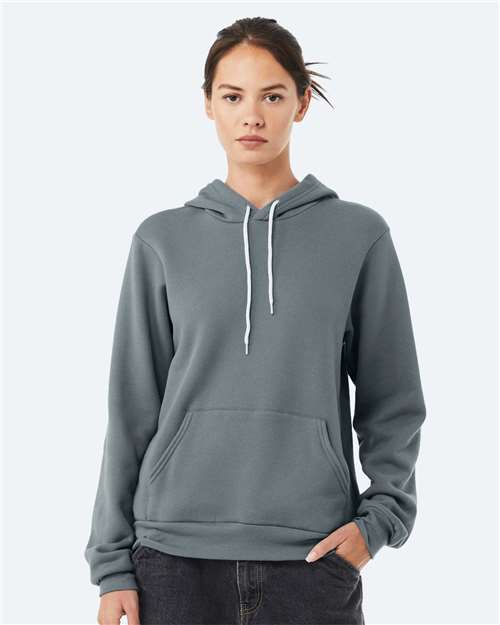 BELLA + CANVAS Unisex Sponge Fleece Hoodie Sweatshirt - 3719 - 3719C Blue Storm