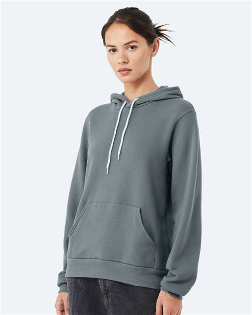 BELLA + CANVAS Unisex Sponge Fleece Hoodie Sweatshirt - 3719 - 3719C Blue Storm