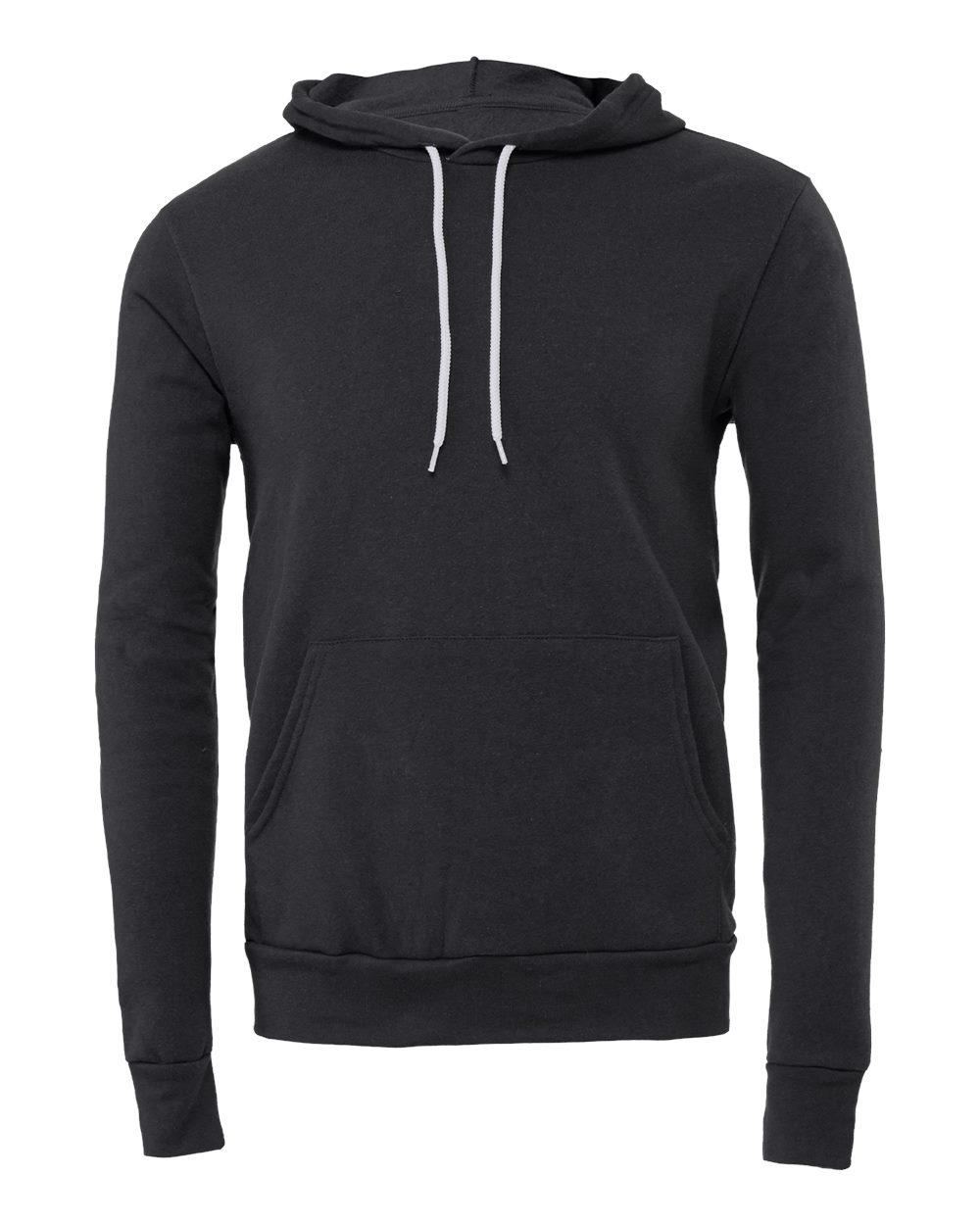 BELLA + CANVAS Unisex Sponge Fleece Hoodie Sweatshirt - 3719 - 3719C Dark Grey