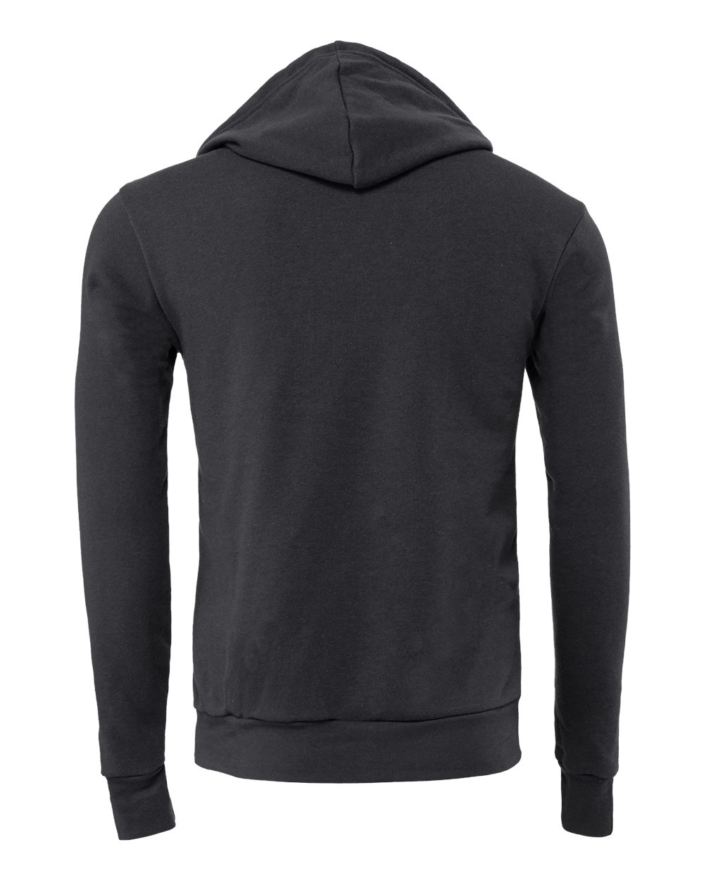 BELLA + CANVAS Unisex Sponge Fleece Hoodie Sweatshirt - 3719 - 3719C Dark Grey