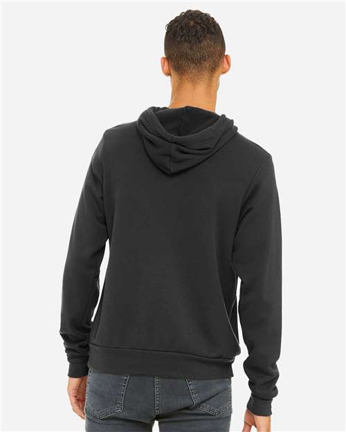BELLA + CANVAS Unisex Sponge Fleece Hoodie Sweatshirt - 3719 - 3719C Dark Grey