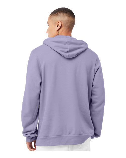 BELLA + CANVAS Unisex Sponge Fleece Hoodie Sweatshirt - 3719 - 3719C Dark Lavender