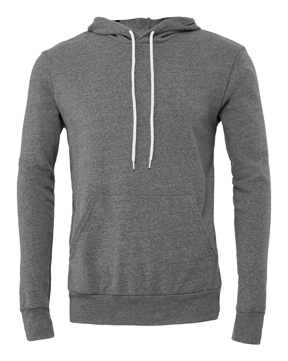 BELLA + CANVAS Unisex Sponge Fleece Hoodie Sweatshirt - 3719 - 3719C Deep Heather