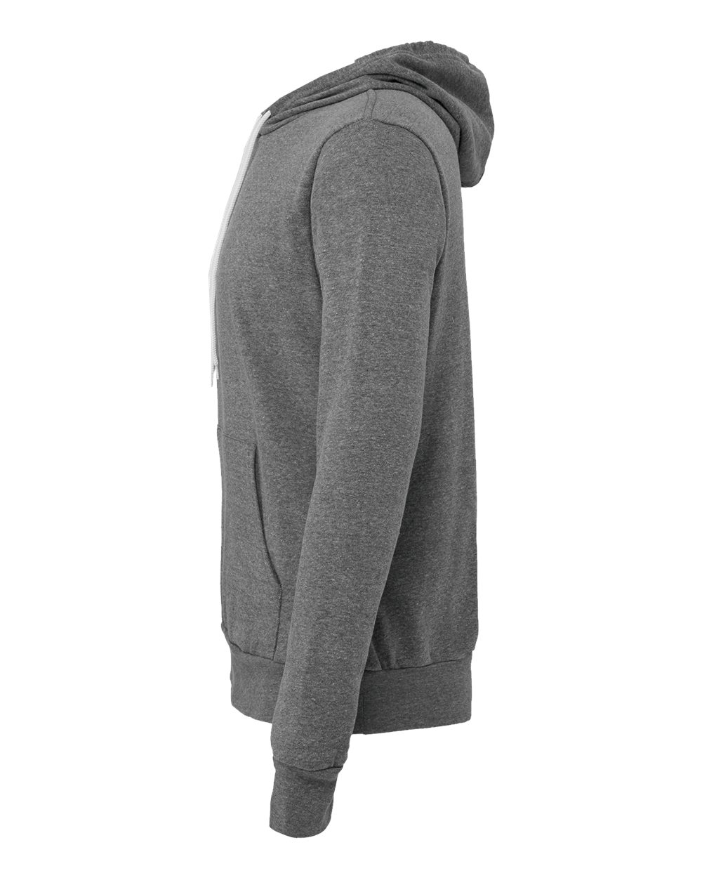 BELLA + CANVAS Unisex Sponge Fleece Hoodie Sweatshirt - 3719 - 3719C Deep Heather