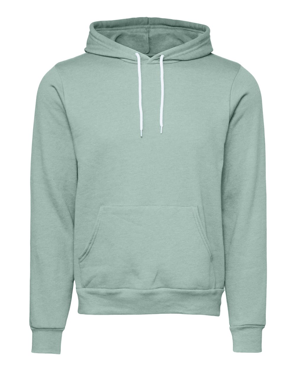 BELLA + CANVAS Unisex Sponge Fleece Hoodie Sweatshirt - 3719 - 3719C Dusty Blue
