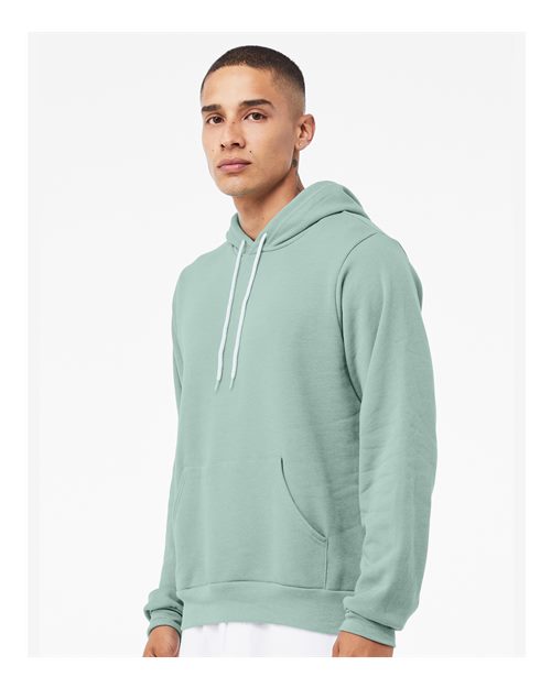 BELLA + CANVAS Unisex Sponge Fleece Hoodie Sweatshirt - 3719 - 3719C Dusty Blue