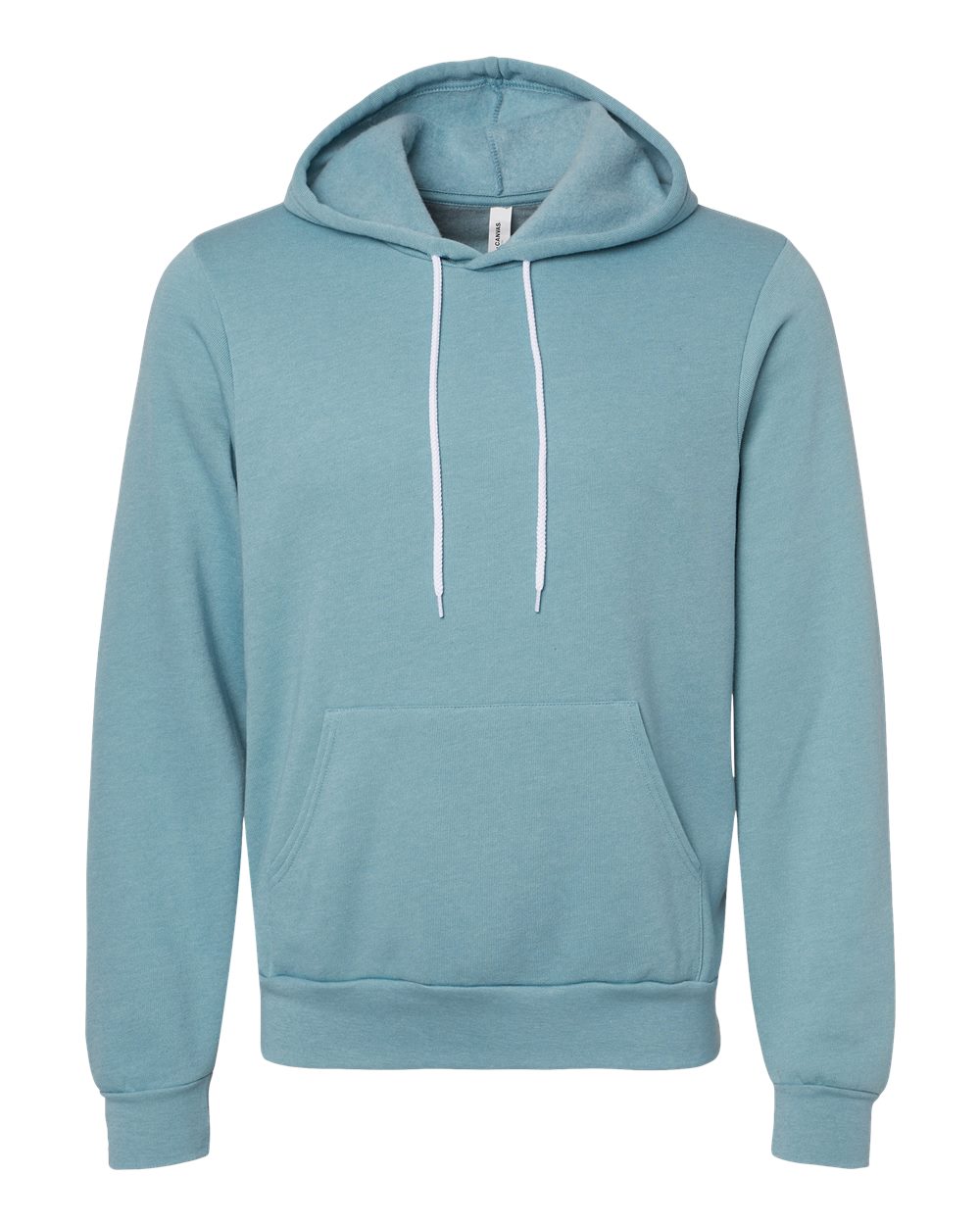 BELLA + CANVAS Unisex Sponge Fleece Hoodie Sweatshirt - 3719 - 3719C Heather Blue Lagoon