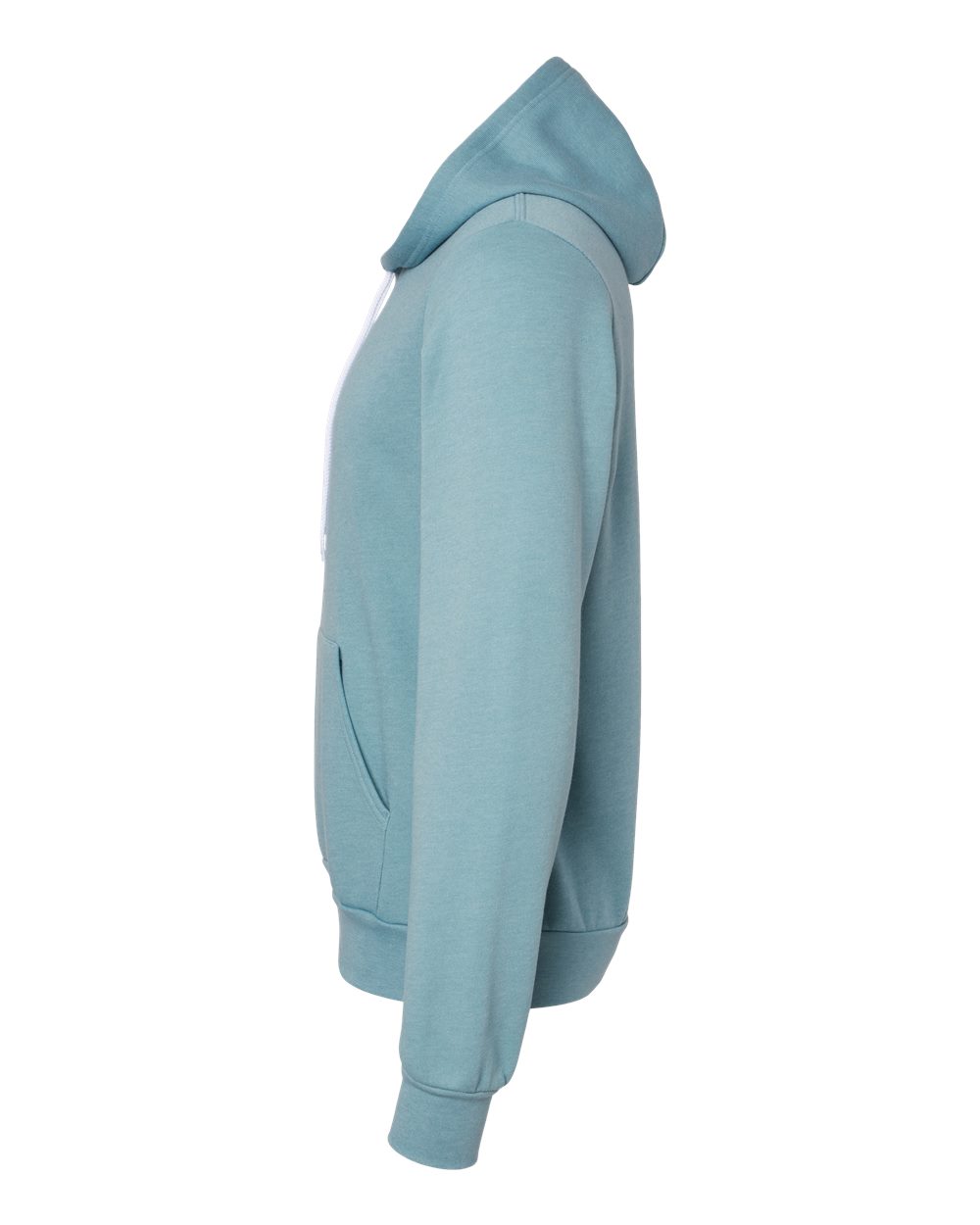 BELLA + CANVAS Unisex Sponge Fleece Hoodie Sweatshirt - 3719 - 3719C Heather Blue Lagoon