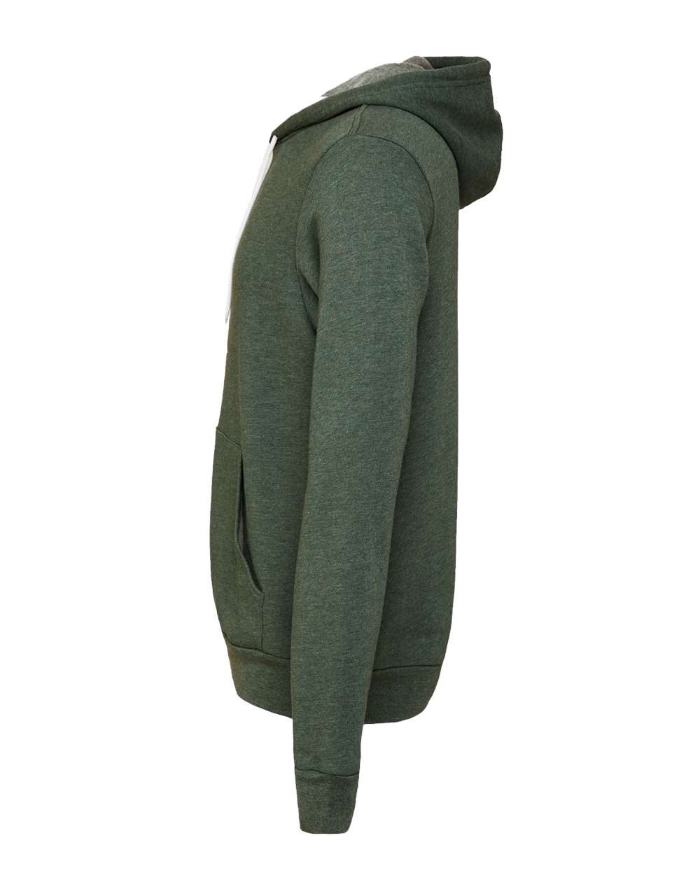 BELLA + CANVAS Unisex Sponge Fleece Hoodie Sweatshirt - 3719 - 3719C Heather Forest