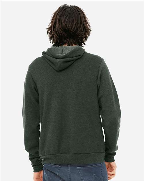 BELLA + CANVAS Unisex Sponge Fleece Hoodie Sweatshirt - 3719 - 3719C Heather Forest