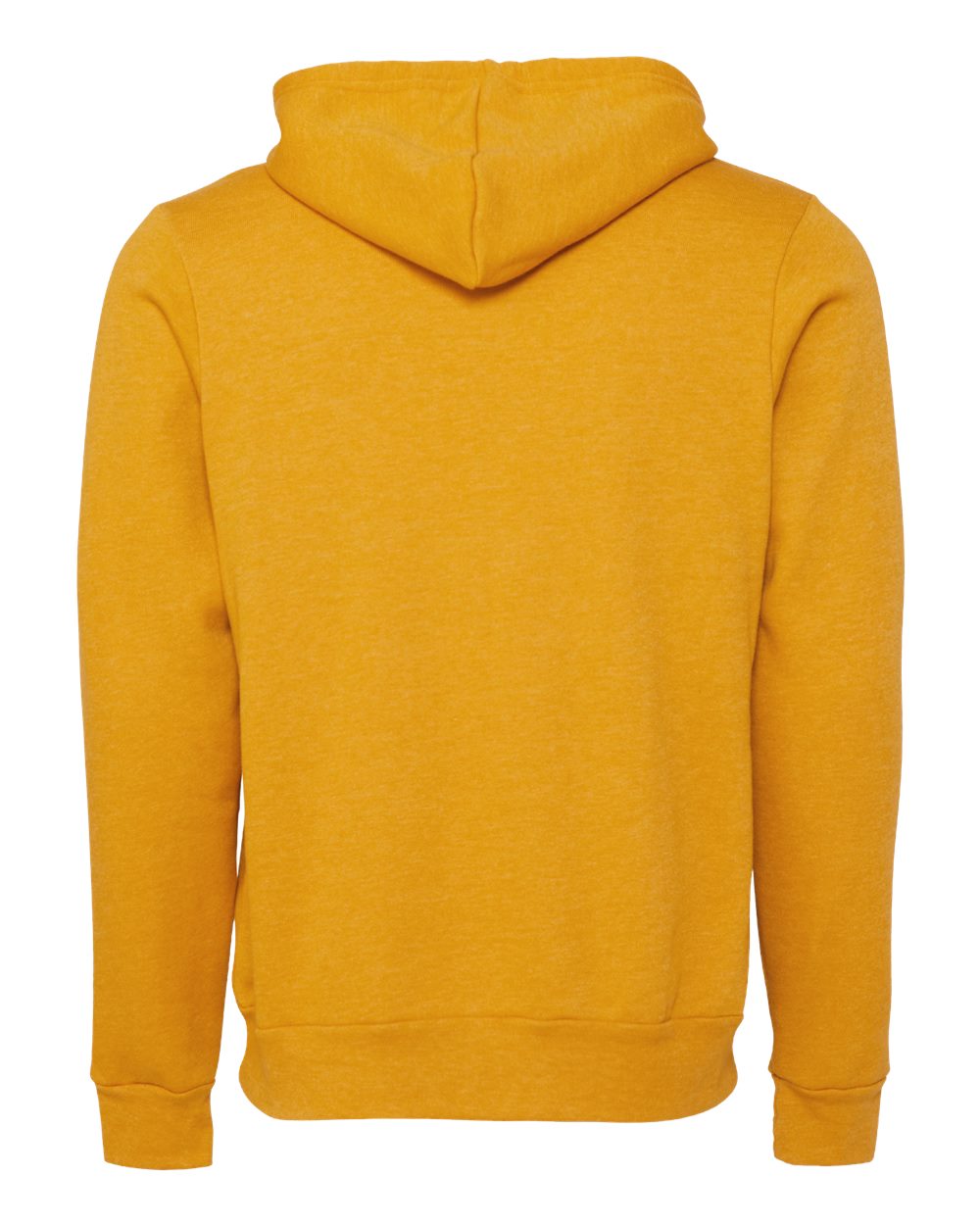 BELLA + CANVAS Unisex Sponge Fleece Hoodie Sweatshirt - 3719 - 3719C Heather Mustard