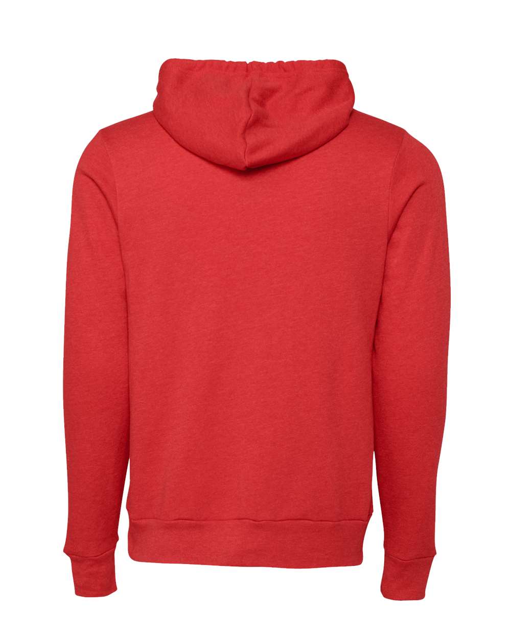 BELLA + CANVAS Unisex Sponge Fleece Hoodie Sweatshirt - 3719 - 3719C Heather Red