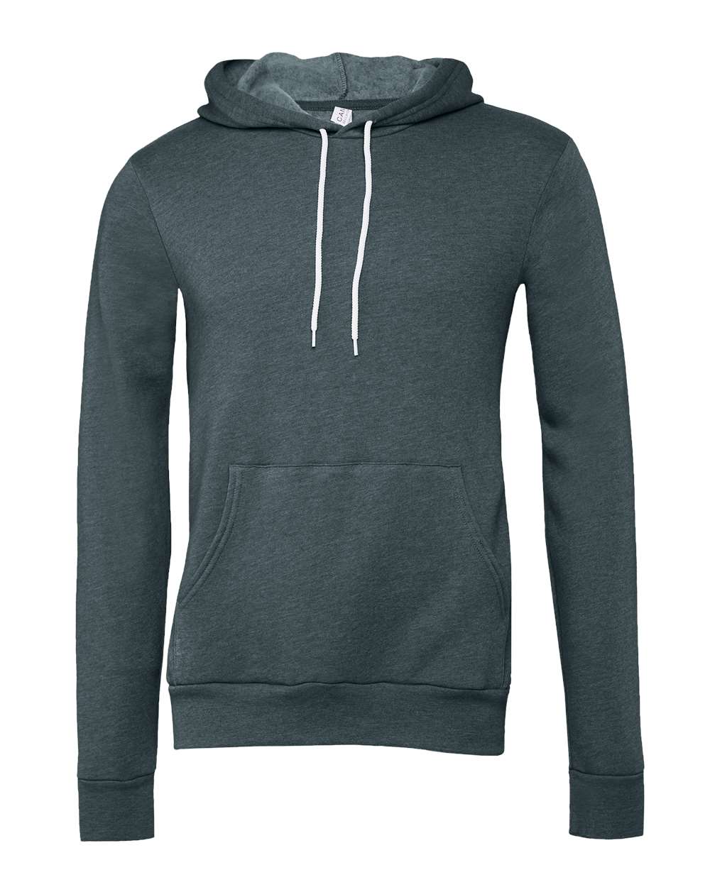 BELLA + CANVAS Unisex Sponge Fleece Hoodie Sweatshirt - 3719 - 3719C Heather Slate