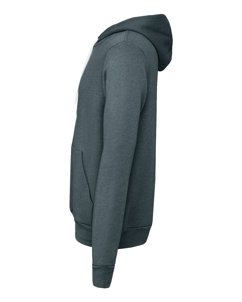 BELLA + CANVAS Unisex Sponge Fleece Hoodie Sweatshirt - 3719 - 3719C Heather Slate