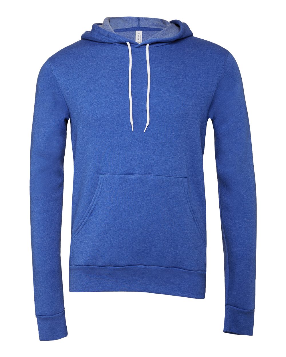 BELLA + CANVAS Unisex Sponge Fleece Hoodie Sweatshirt - 3719 - 3719C Heather True Royal
