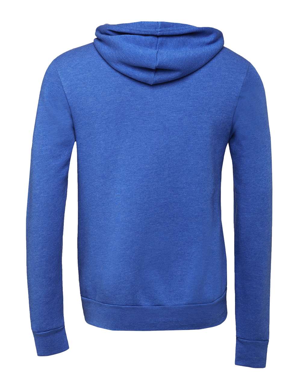 BELLA + CANVAS Unisex Sponge Fleece Hoodie Sweatshirt - 3719 - 3719C Heather True Royal