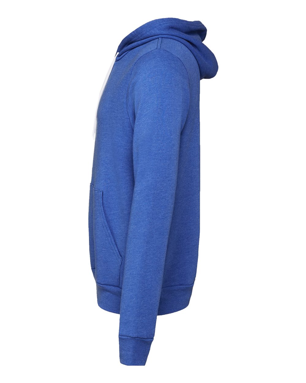 BELLA + CANVAS Unisex Sponge Fleece Hoodie Sweatshirt - 3719 - 3719C Heather True Royal