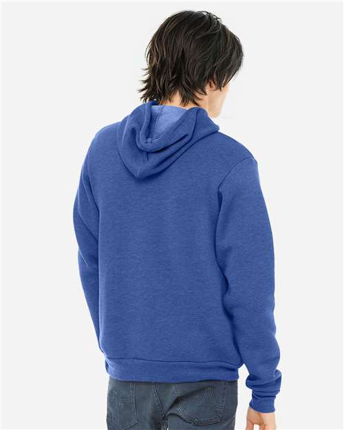 BELLA + CANVAS Unisex Sponge Fleece Hoodie Sweatshirt - 3719 - 3719C Heather True Royal