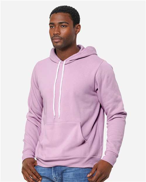 BELLA + CANVAS Unisex Sponge Fleece Hoodie Sweatshirt - 3719 - 3719C Lilac