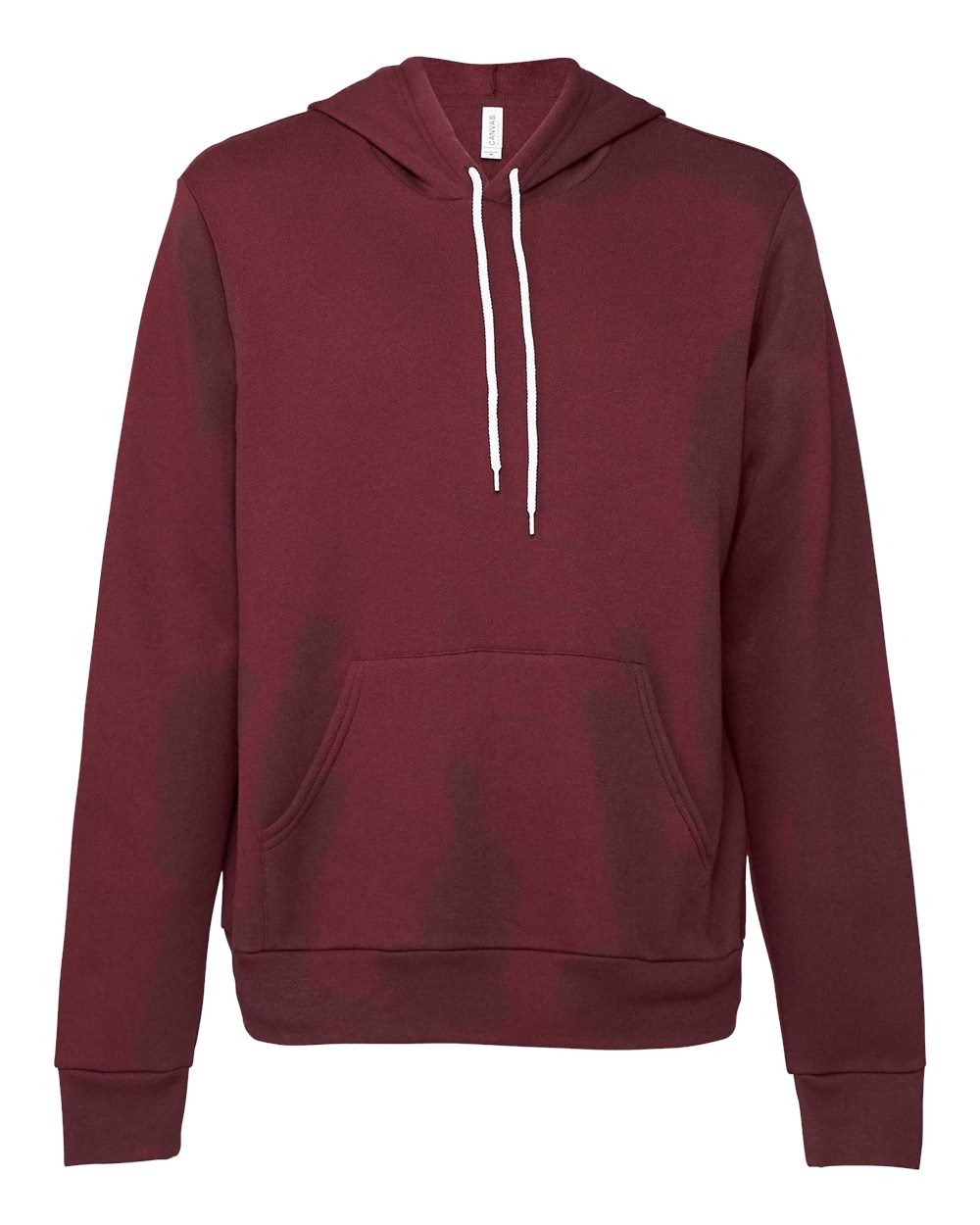 BELLA + CANVAS Unisex Sponge Fleece Hoodie Sweatshirt - 3719 - 3719C Maroon